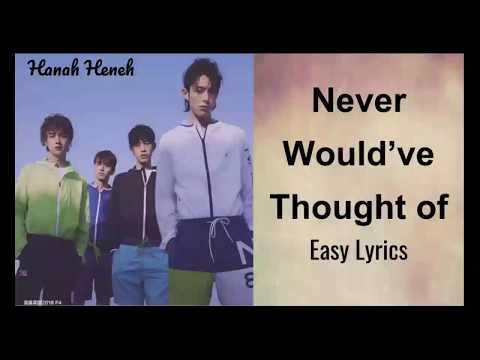 Never would've thought of - F4 (Easy Lyrics)