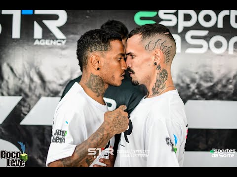 STR Fight Pesagem - Kevim "Caveirinha" x Diego "Pavão"