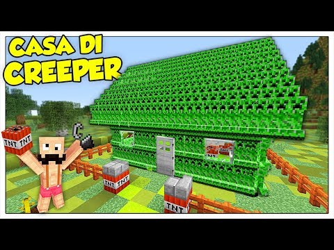 COME VIVERE DENTRO UNA CASA DI CREEPER! - Minecraft ITA