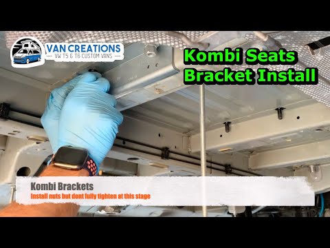 VW Kombi Seat Brackets Install In Volkswagen T6
