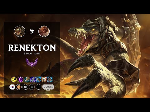 Renekton Mid vs Taliyah - KR Master Patch 12.18