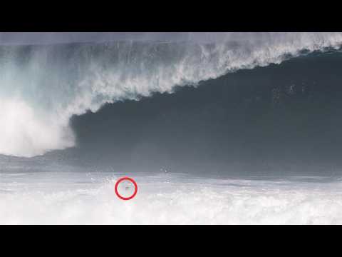 Massive Wave Breaks Right In Front Of Surfer (Opening Scene) Uluwatu