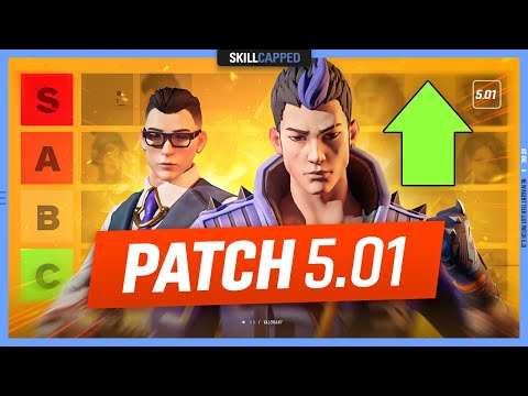 NEW Agent Tier List Patch 5.01 - Is Yoru OVERPOWERED?? - Valorant Guide