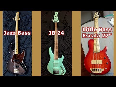 Baixo S.Martyn JB 4, JB 24 e Little Bass 5
