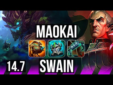 MAOKAI & Kalista vs SWAIN & Jinx (SUP) | 20k DMG, 4/4/26, 300+ games | BR Diamond | 14.7
