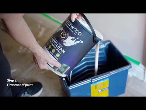 Painting A Hallway In One Weekend. Fleetwood Weekend Projects.