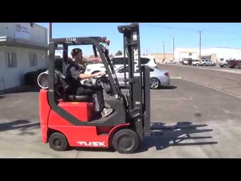 2009 Tusk 300CGH-20 Forklift (by Komatsu) - 3000lb Capacity LP Lift Truck (Rental Fleet Retirement)