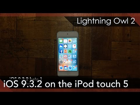 iOS 9.3.2 beta 1 on the iPod touch 5