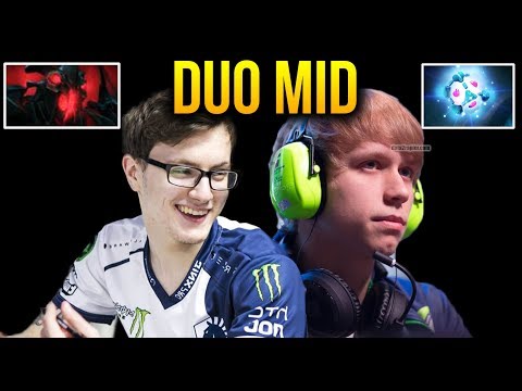 That DUO MID Couple - Miracle- ft VANSKOR - Dota 2 7.07b