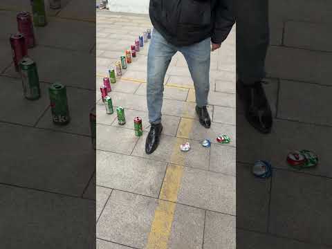 I've been stepping on aluminum cans since I was a child