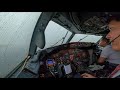 PILOTING BOEING 737-800 THROUGH THE WORST WEATHER EVER // THUNDERSTORM RAIN ‼️