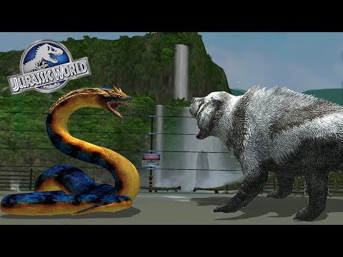 TITANOBOA VS ARCTODUS - CENOZOIC TOURNAMENT || JURASSIC WORLD THE GAME