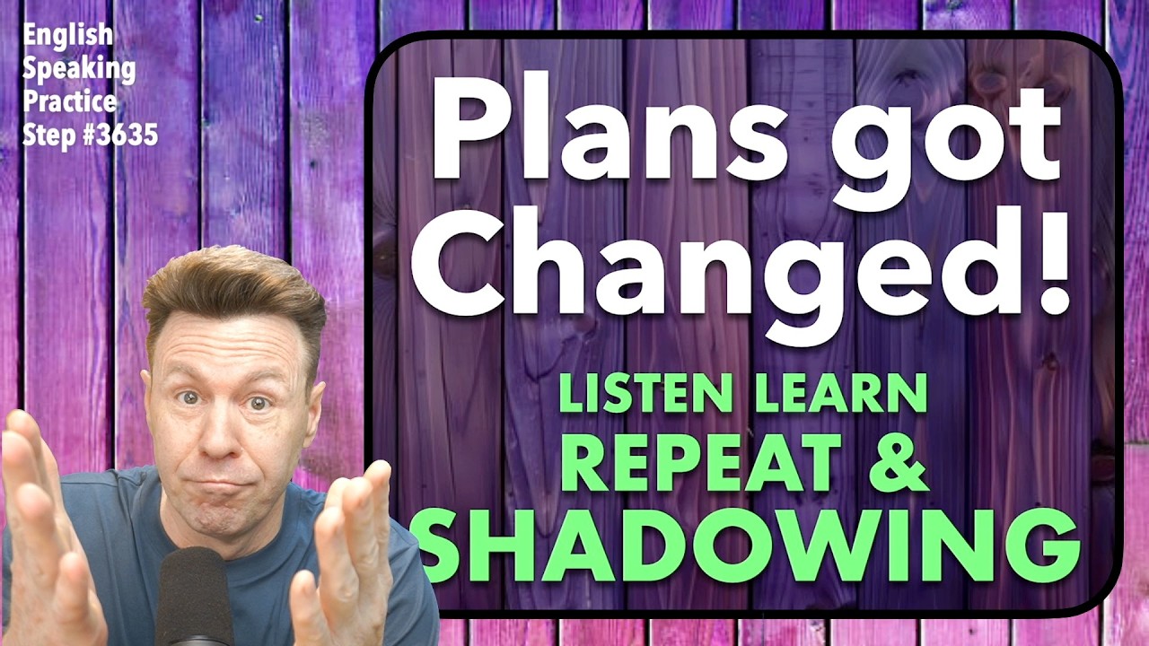 SHADOWING English Repat-After-Me Speaking Practice