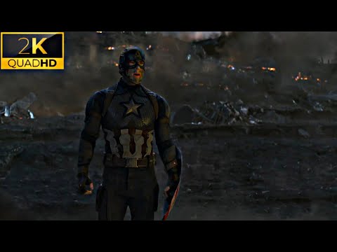 Captain America Walks Towards Thanos Army | Avengers Endgame Movie Scene HD | No Logo Clips