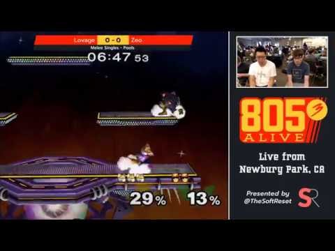 805 Alive 3 - Lovage (Fox) vs. Zeo (C. Falcon) - Pools