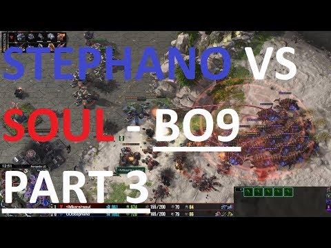 SOUL VS STEPHANO - BEST OF NINE! (3/3) - TvZ - Starcraft 2