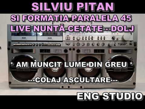 SILVIU PITAN SI FORMATIA PARALELA 45 LIVE NUNTĂ CETATE DOLJ ---AM MUNCIT DOAMNE DIN GREU  (COLAJ)