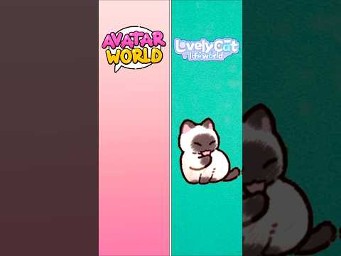CUTE ANIMALS 🐶 AVATAR WORLD 💚 LOVELY CAT #android #games #avatarworld  #tocaboca #lovelycat #art