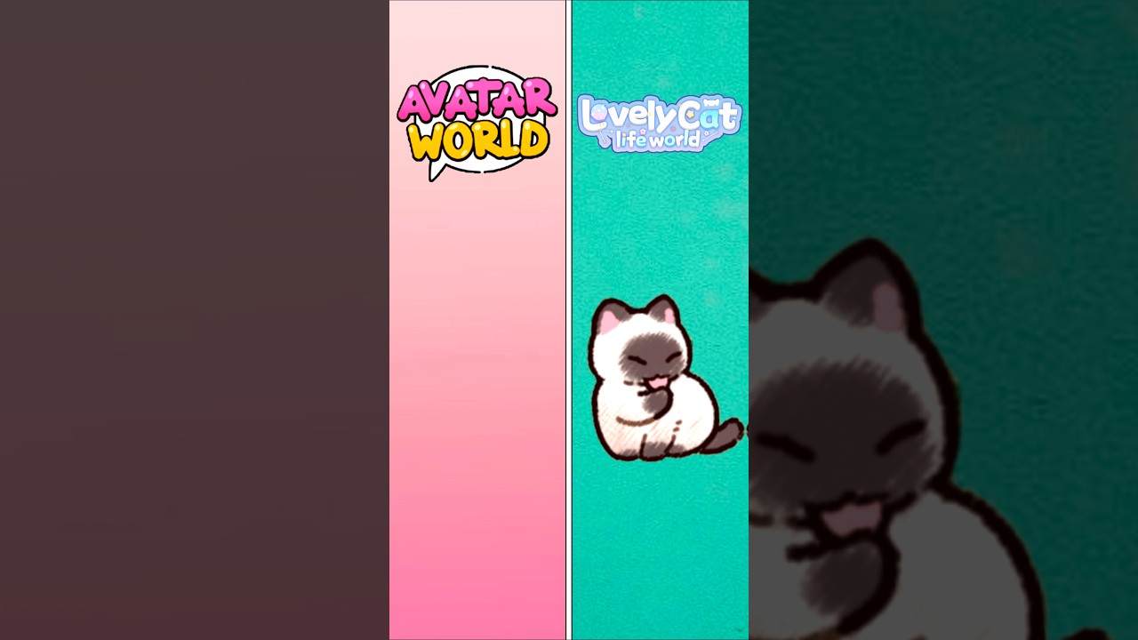 CUTE ANIMALS 🐶 AVATAR WORLD 💚 LOVELY CAT #android #games #avatarworld  #tocaboca #lovelycat #art