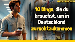 10 Dinge, die du brauchst, um in Deutschland zurechtzukommen 🇩🇪 | Learn German