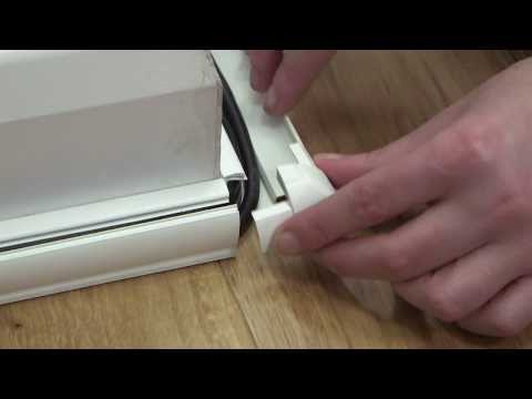 D-Line 22x22mm Quarter Round Trunking Smooth-Fit How-to-Installation Video
