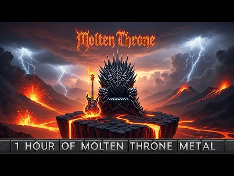 1 Hour of Molten Throne Metal – Cinematic Fire & Thunder Riffs