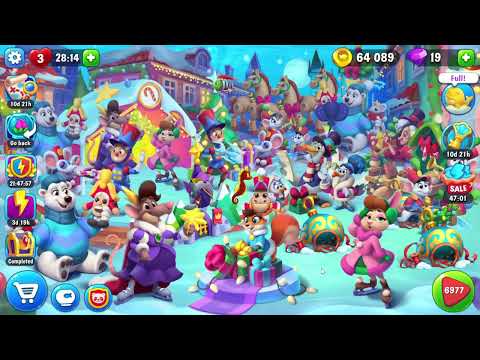 Fishdom 6977 Hard Level - 10 moves - NO BooSTERS