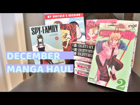 Pre-Orders and Light Novels! | December 2020 Manga Haul