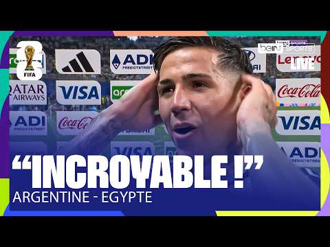 La RÉACTION d' ENZO FERNANDEZ après la folle REMONTADA de l'ARGENTINE !