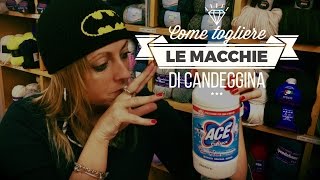 DiY Come Coprire &quot;togliere&quot; le Macchie di Candeggina