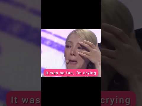 SNSD Hyo TEARS UP when performing FOREVER 1 at SMCU Live Suwon 2022😭♥#girlsgeneration#forever1#sone