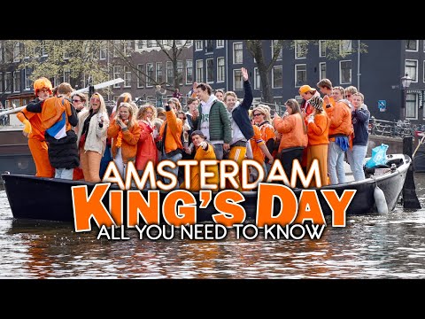 荷蘭國王節全攻略！阿姆斯特丹國王節慶典 🇳🇱 (All You Need to Know about King's Day in Amsterdam 🇳🇱 | King's Day Celebrations the Netherlands)