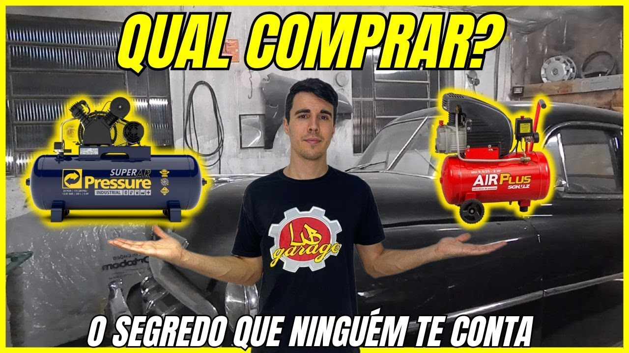 COMPRESSOR DE AR PARA PINTAR CARROS, COMO ESCOLHER? [Dica de Terça]