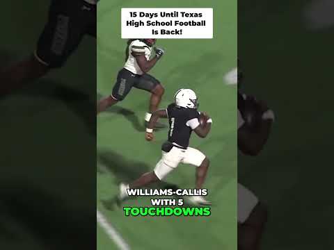 Posting 1 play every day until Texas High School Football is back! 15 Days left!