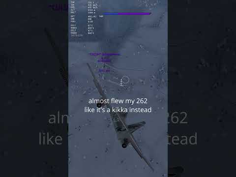 Poor Guy #warthunder #wt #rocket #unguided #me262 #jets #aviation #il10 #aircraft #ww2 #coldwar