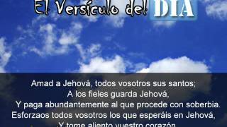 Miniatura del video: El versiculo del dia .com - Salmos 31 v23-24