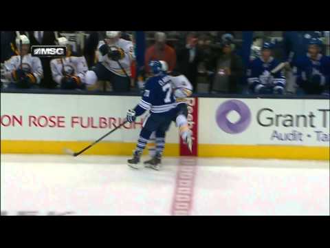 Steve Ott vs David Clarkson fight Buffalo Sabres vs Toronto Maple Leafs 11/16/13 NHL Hockey.