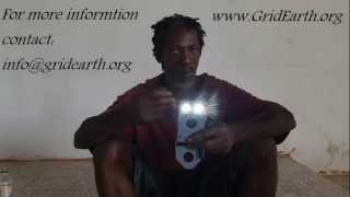 preview picture of video 'Grid Earth Project: Villager uses solar light'