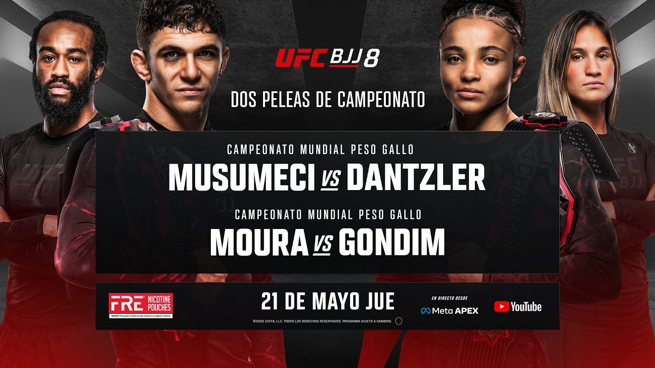 UFC BJJ 8: Musumeci vs Dantzler | Prelims (ESPAÑOL)