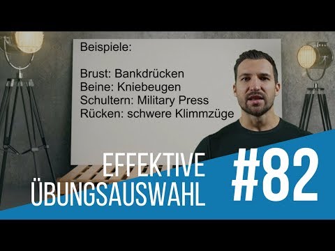 Muskelaufbau Trainingsplan: Die richtige Übungsauswahl