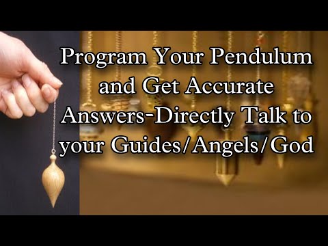GET ACCURATE ANSWERS-PROGRAM YOUR PENDULUM-TALK TO THE Universe-Get Guidance-HOW TO PROGRAM #DOWSING