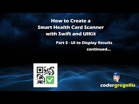 Making a Smart Health Card QR Code app with Swift and UIKit - Part 5