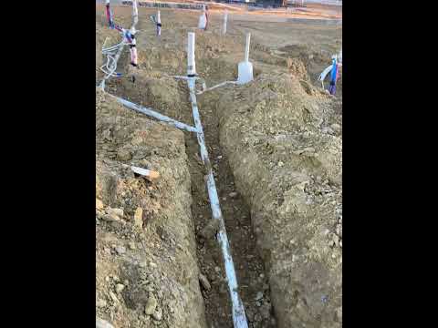 Underground plumbing #construction #plumbing  #inspection