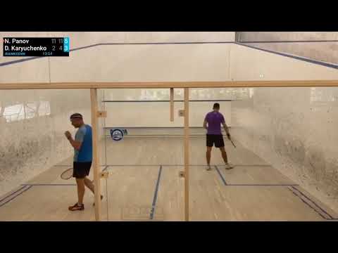 Nikita Panov vs Dmitry Karyuchenko - Kharkiv squash league 2