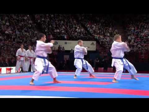 Bronze Kata Team France. WKF World Karate Championships 2012 | WORLD KARATE FEDERATION