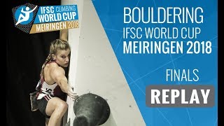 IFSC Climbing World Cup Meiringen 2018 - Boulderin