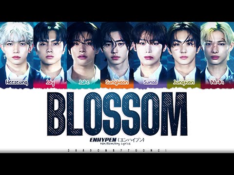 ENHYPEN 'BLOSSOM' Lyrics [Color Coded Kan_Rom_Eng] | ShadowByYoongi