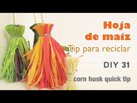 Hoja de maiz tip 31/corn husk quick tip / totomoxtle