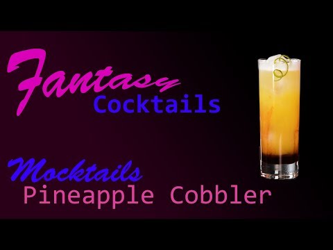 Mocktails: Pineapple Cobbler