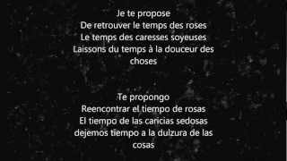 Carla Bruni : Le temps Perdu. Subtítulos Español